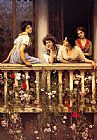 Balcony by Eugene de Blaas